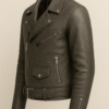 Classic Moto Leather Jacket – Graphite Grey