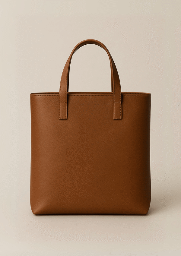 1 Classic Everyday Leather Tote – Brown